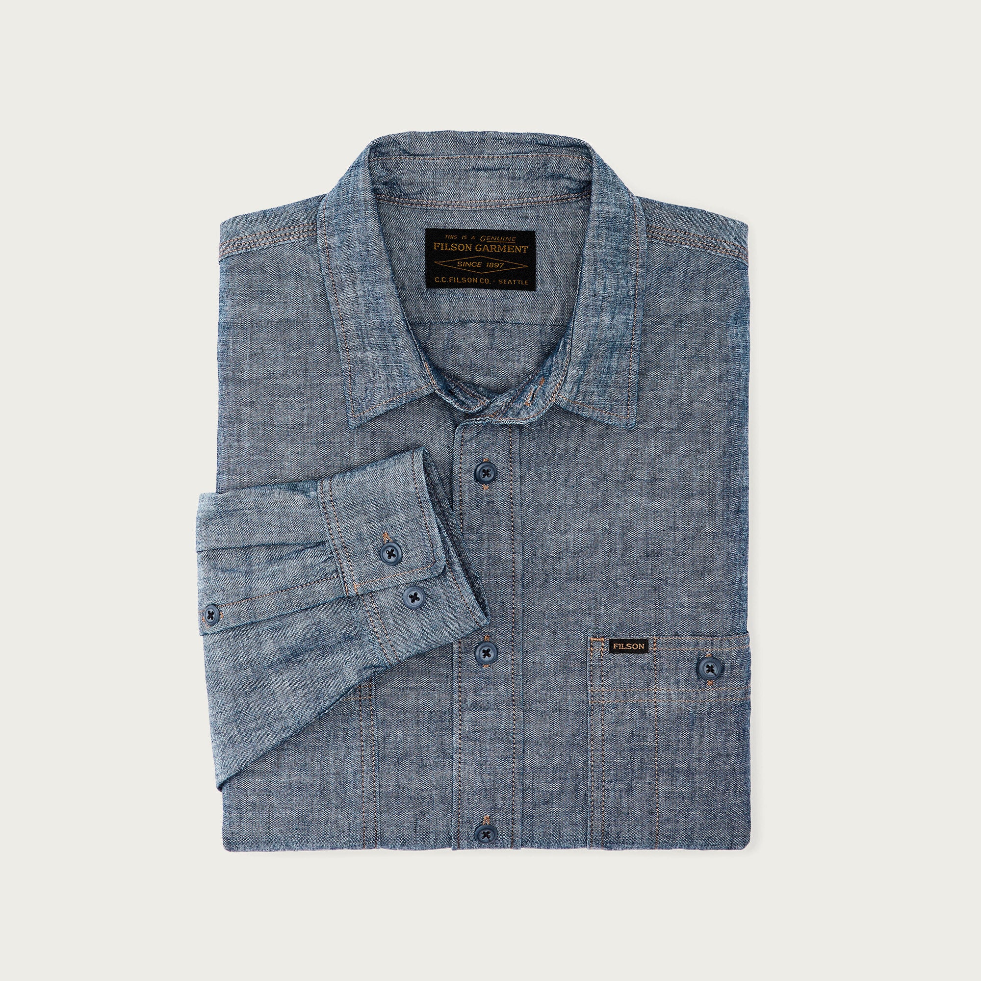 CHAMBRAY CPO SHIRT - Image 3