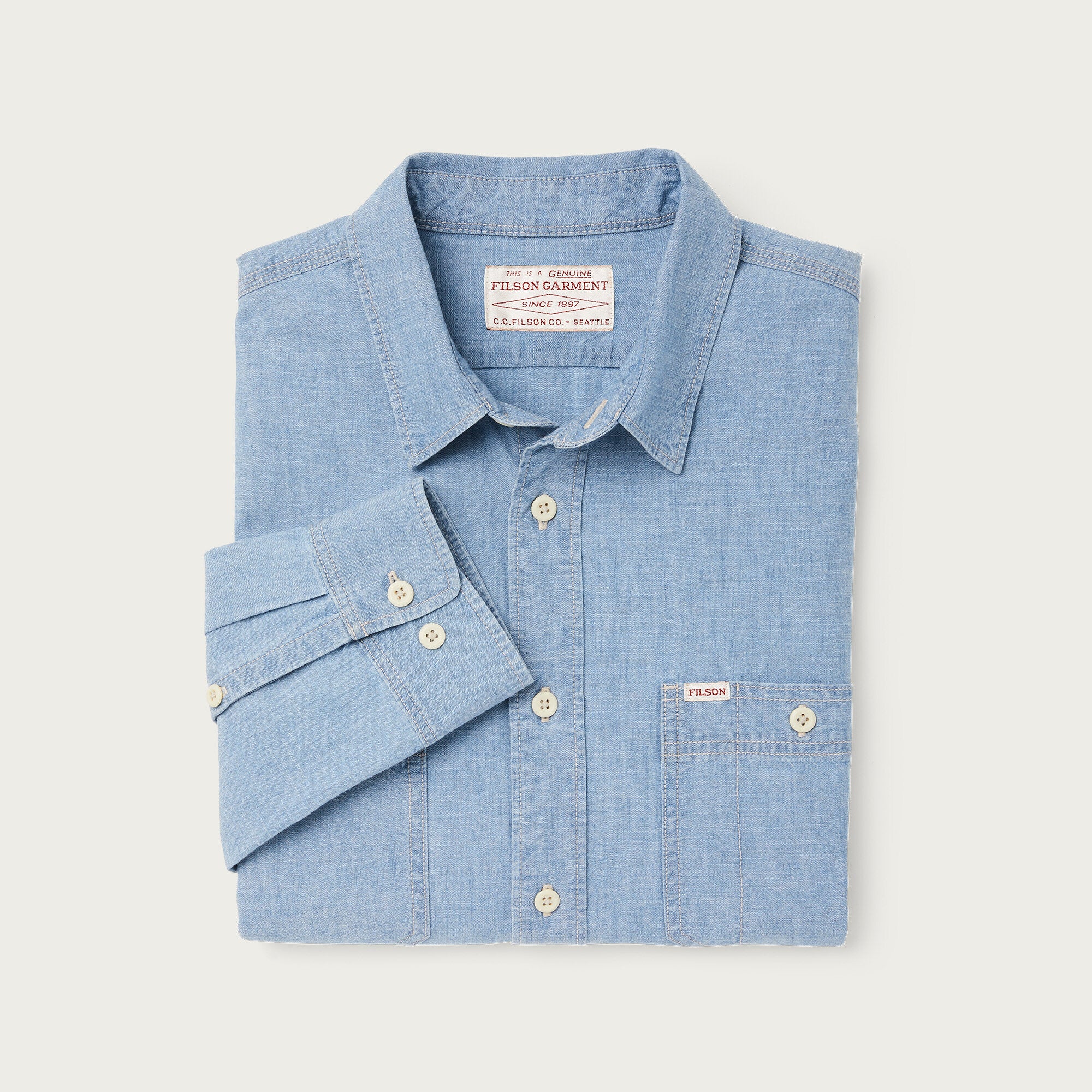 CHAMBRAY CPO SHIRT - Image 3