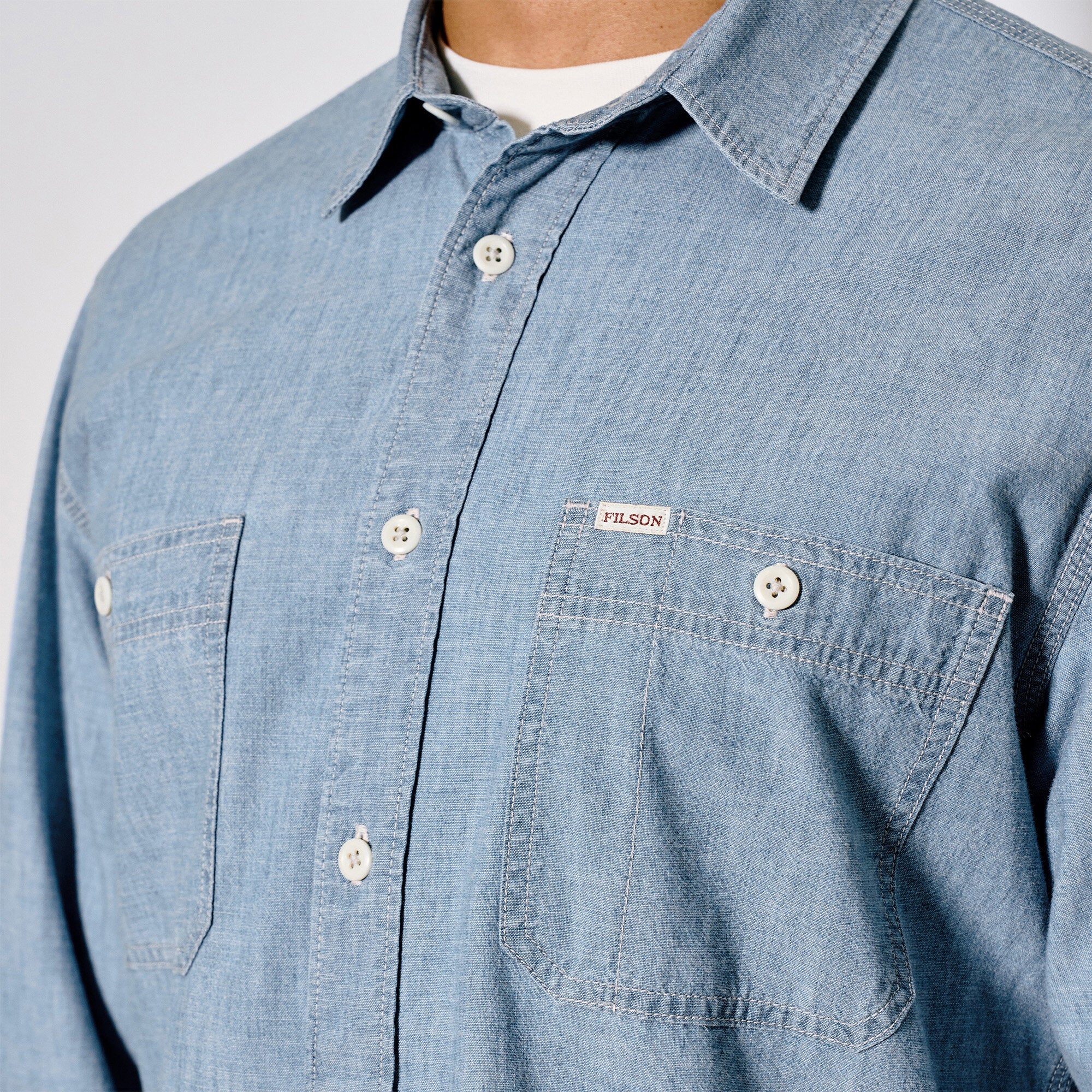 CHAMBRAY CPO SHIRT - Image 9