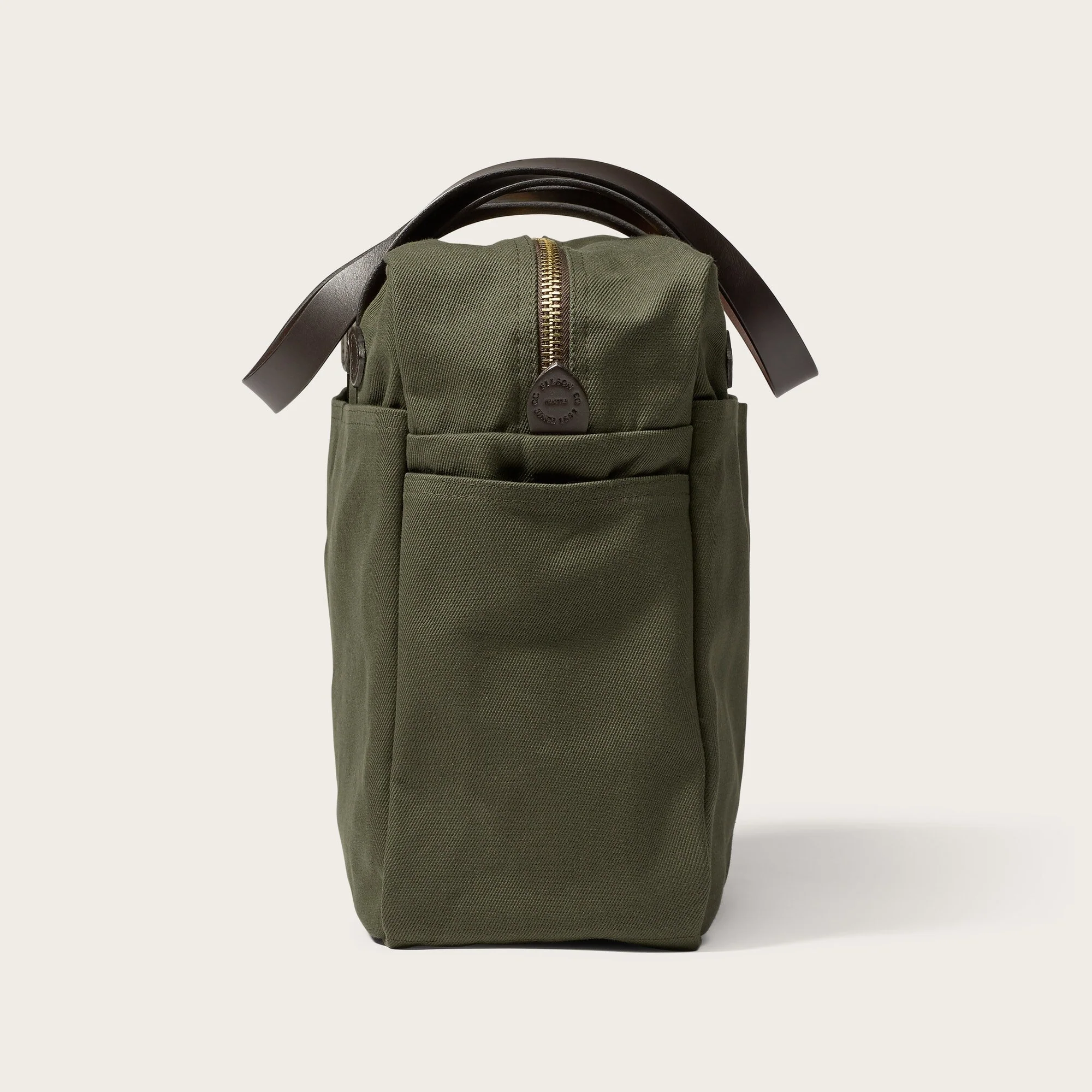 RUGGED TWILL TOTE BAG WITH ZIPPER - Image 3