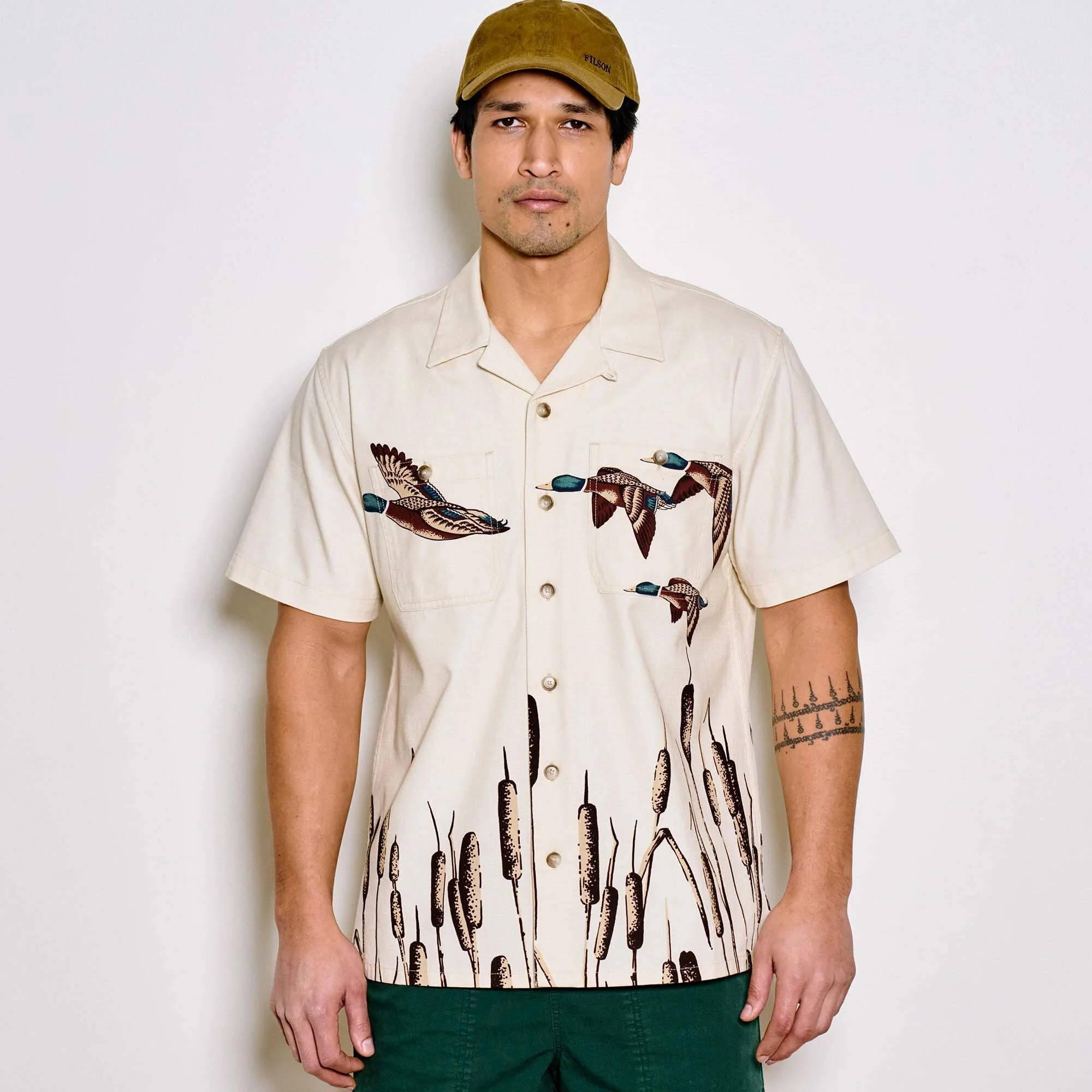 RUSTIC SHORT SLEEVE CAMP SHIRT - Image 5