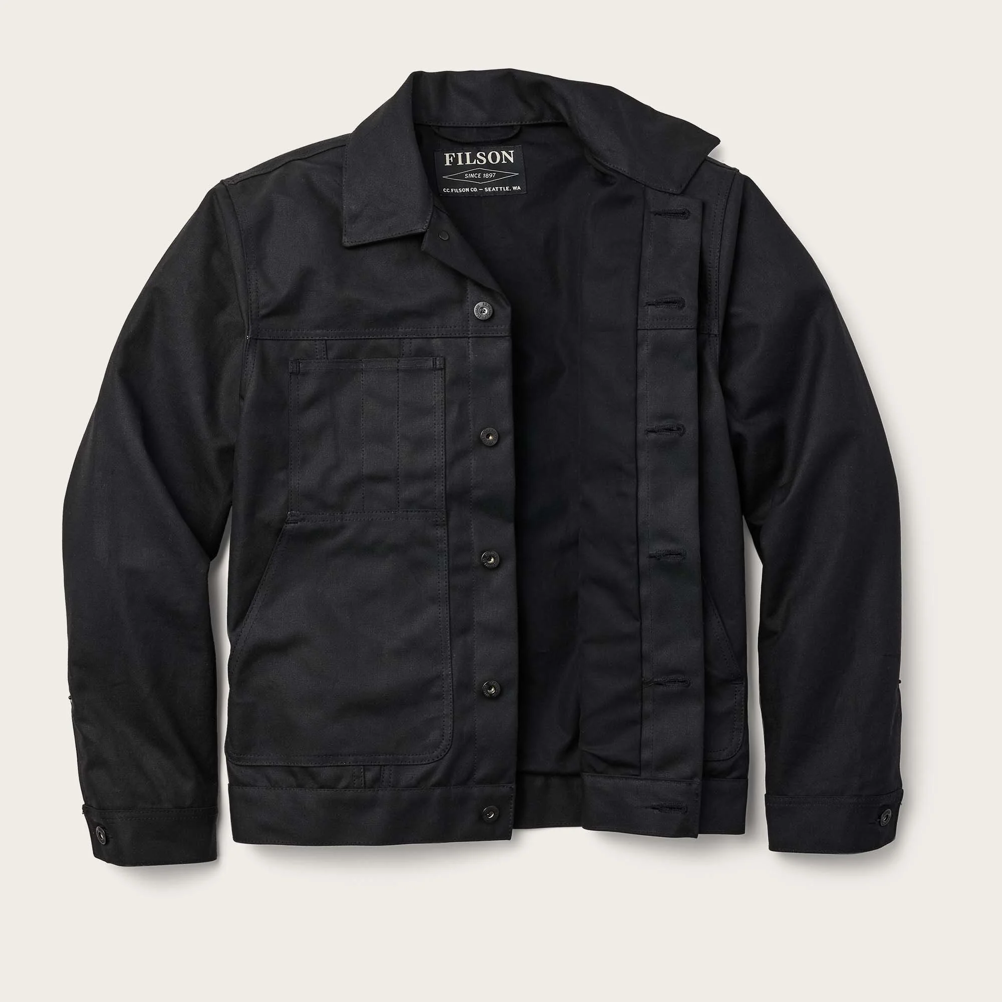 TIN CLOTH SHORT LINED CRUISER JACKET - Image 5