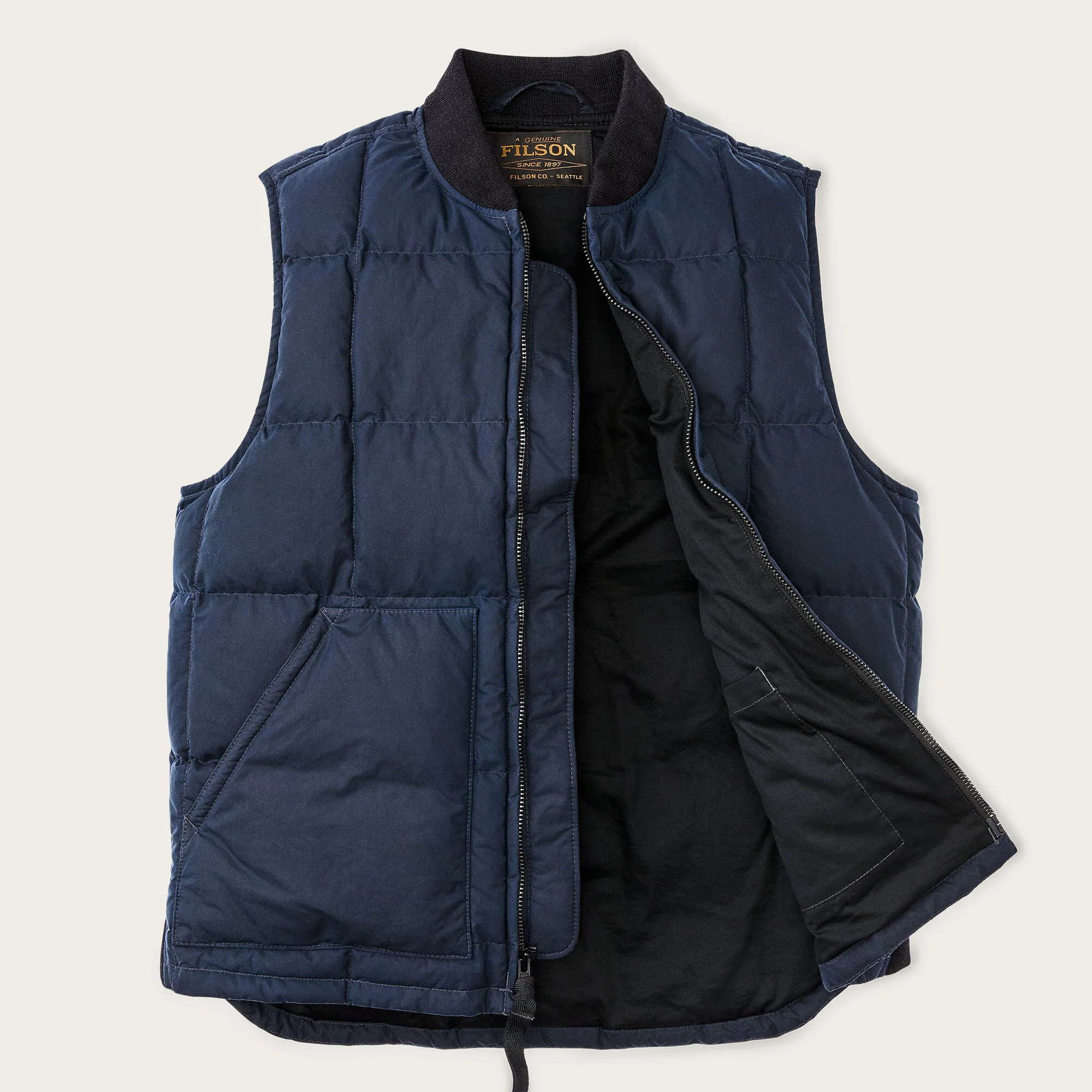 WAXED DOWN VEST - Image 3